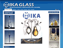 Tablet Screenshot of mikaglass.cz